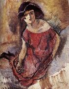 Jules Pascin The beautiful girl from England Spain oil painting artist